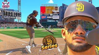 MLB The Show 23 San Diego Padres vs Atlanta Braves | Fernando Tatís Jr.  Steal 3 bases | Gameplay HD