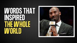 The last speech of Kobe Bryant 