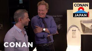 Conan & Jordan Visit The Toto Toilet Showroom | CONAN on TBS