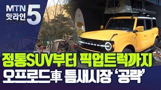 정통SUV부터 픽업트럭까지…오프로드車 틈새시장 '공략' / 머니투데이방송 (뉴스)