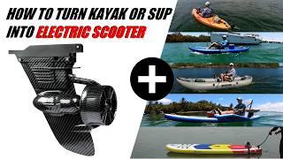  Transform Your SUP or Kayak with This Electric Fin | Built-In Electric Motor, Plus 24V Li Battery!