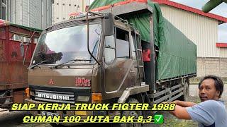 TRUCK FIGTER TAHUN 1988 DI JUAL 100 JUTA BAK 8.3 M SIAP KERJA PLAT DK BALI 