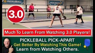 Pickleball!  3.0 Players Who Do Typical Things 3.0 Players Do. Learn by Watching Others.