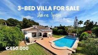 Must see! South facing 3-bed villa for sale in Jávea, Spain 