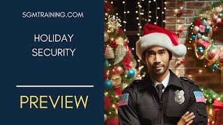 Holiday Security sgmTraining.com