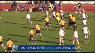 Rugby Highlights: University of British Columbia v University of Victoria - Boot Game 2015