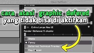 cara atasi deferred technical preview yang abu² | tidak bisa di aktifkan