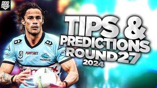 2024 NRL Tips & Predictions ROUND 27