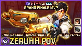 [ Zeruhh ] Grand Finals MVP | NTMR vs SSG | Grand Finals | OWCS NA Stage 1 Playoffs