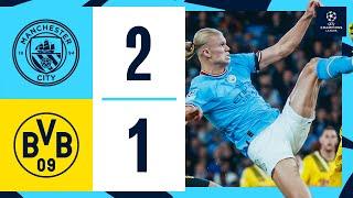 HIGHLIGHTS | Man City 2-1 Borussia Dortmund | Stones and Haaland INCREDIBLE goals | Champions League