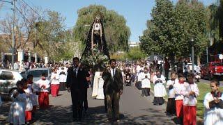 Fiesta de Nuestra Señora de los Dolores. Procesión con la imagen de Nuestra Señora de la Soledad