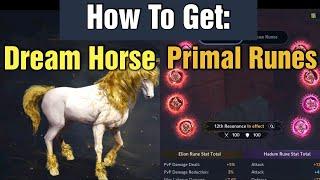 Black Desert Mobile Getting Dream Horse & Primal Runes Guide