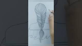 How to draw a backside girl | easy drawing tutorials for beginners