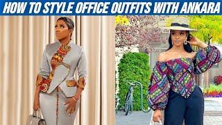 UPDATED AFRICAN COOPERATE DRESS COLLECTION, HOW TO STYLE OFFICE OUTFITS WITH ANKARA#africanfashion