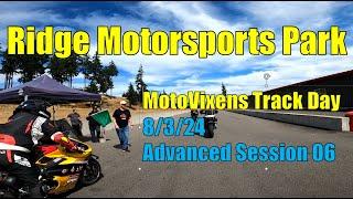 MotoVixens Ridge Motorsports Park Track Day - 8/3/24 Session 06 - Advanced