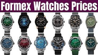 Formex Watches Prices | Essence Thirty Nine, Forty Three, Forty One, Reef, Leggera, Field Automatic