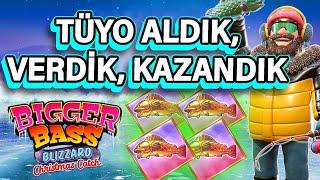 SLOT OYUNLARI BIGGER BASS BLIZZARD CHRISTMAS CATCH İLE TÜYO ALDIK, VERDİK, KAZANDIK #slotoyunları