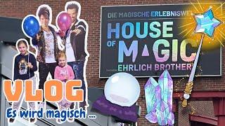 Familien Vlog House of Magic Ehrlich Brothers Oberhausen 2023 Zaubern wie die Profis Family Fernweh