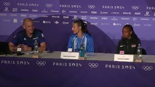 BEATRICE CHEBET WINS OLYMPIC 10K GOLD, BATTOCLETTI SILVER, SIFAN HASSAN BRONZE | PRESS CONFERENCE