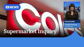 Coles CEO is giving evidence at the ACCC supermarket inquiry | ABC News