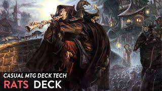 MTG DECK TECH 127: Rat tribal with Totentanz, Swarm Piper and and Dominate your game with a ratswarm