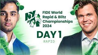 FIDE WORLD RAPID CHAMPIONSHIP 2024 | ft. CARLSEN, ARJUN, PRAGG, HIKARU