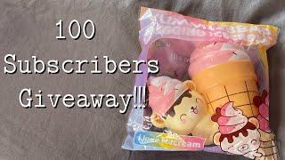 100 Subscribers SQUISHY Giveaway!! [Closed]