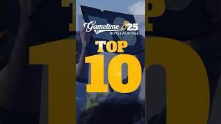GameTimeCT Final 2025 Boys Lacrosse Poll