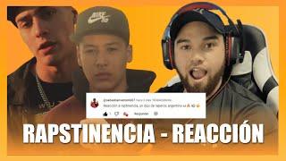 RAPSTINENCIA - RAP ARGENTINOS |  (REACCION KENYKAAS) ️