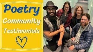 Dimitri Reyes Poetry Community Testimonials