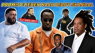 Promis fliehen nach P. DIDDY Skandal  Was verheimlichen JAY-Z, KEVIN HART, DJ KHALED u.v.m.?