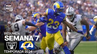 Las Vegas Raiders vs. Los Angeles Rams | Resumen en español | NFL Semana 7 - Highlights 2024