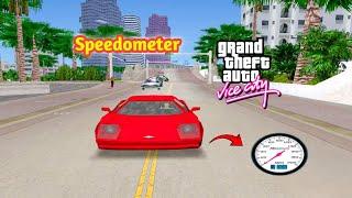 Speedometer Mod For GTA Vice City |  See Your Speed in Real-Time | Faizan Gaming