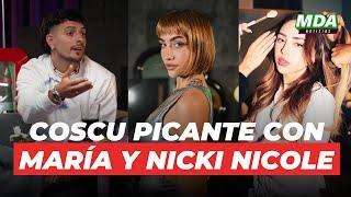 El PICANTE COMENTARIO de COSCU para NICKI NICOLE y MARÍA BECERRA: "Cómo se van a enojar así"