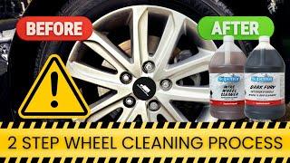 How To Clean & Detail Wrecked Wheels - 2 Step Wheel Cleaning Using Superior Products **ACID**