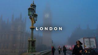 Magical FOGGY Morning Walk in London | Westminster | London Walking Tour in 4K