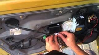 how to install keyless entry system in vw mk4 golf / jetta / bora / ,remote control /