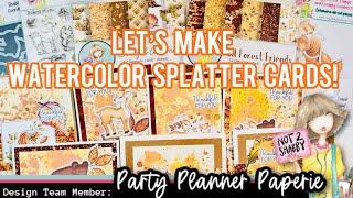 #N2SSeptember24 N2S Sept Releases! Let’s make Watercolor Splatter Cards!!