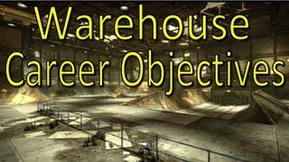 Tony Hawk's Pro Skater HD - Warehouse - All Objectives - Career Mode