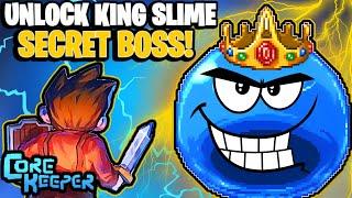 (2024 Updated) Secret Boss! King Slime Guide [Core Keeper 1.0 x Terraria]