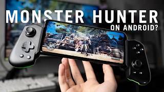 MONSTER HUNTER on ANDROID??  ft. ROG Tessen Controller, Steam Link