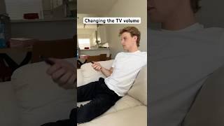 Changing the TV volume