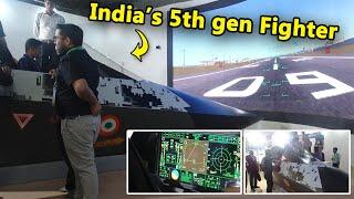 India's first 5th gen fighter AMCA simulator shown at Aero India 2023