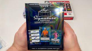 2024 LEAF METAL Signature Multi Sport 1/1 AUTOGRAPH Hobby Box