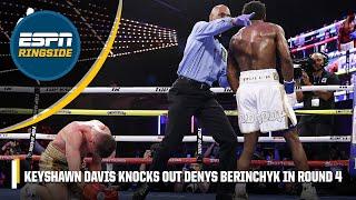 Keyshawn Davis KOs Denys Berinchyk in round 4 to win the WBO lightweight title  | ESPN Ringside