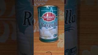 Review of Bikaneri Basket Spongy Rasgulla Tin  | #flipkart #review #shorts #sweet #rasgulla #viral