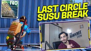 SUSU BREAK IN THE LAST CIRCLE OF MATCH (3 ALIVE) | PUBG MOBILE HIGHLIGHTS | RAWKNEE