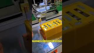 Lithium battery laser welding process#lithiumbattery #solarenergy #outdoors #laserweldingmachine