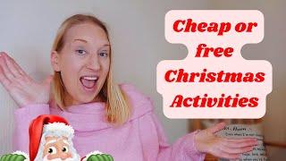 Budget friendly Christmas activities for families