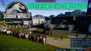 Releasing All the Dinosaurs - Jurassic World: Evolution